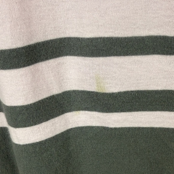 Olsen Europe 100% Cotton Elegant Striped 3/4 Sleeve Blouse Pink & Gray Size XL - Picture 8 of 12